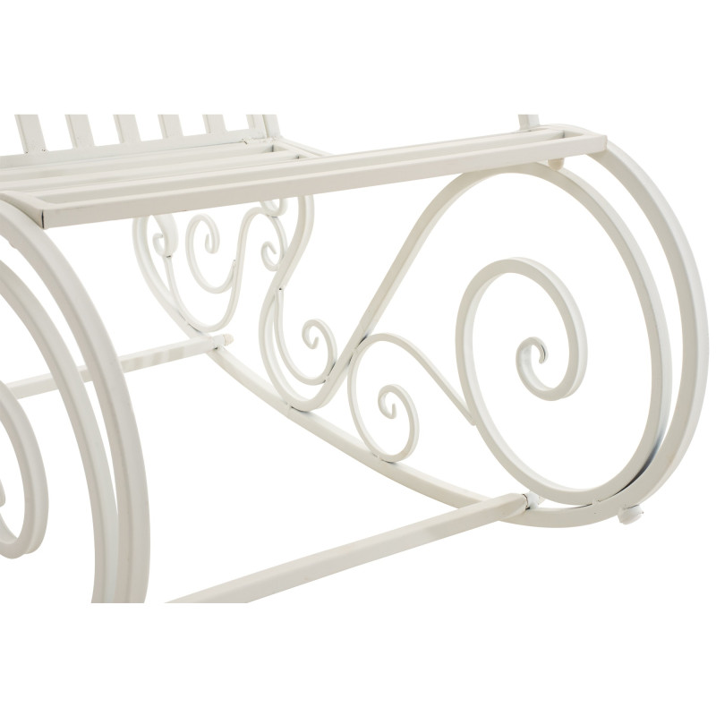 Sedia a dondolo Smilla bianca